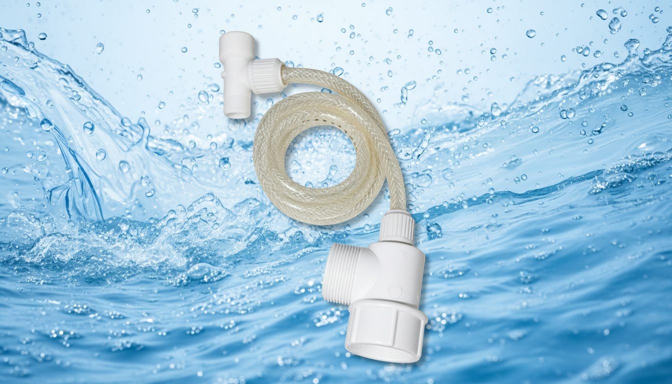 Kit do pressurizador THUCHÃO: tee, condutor flexível e corpo da válvula