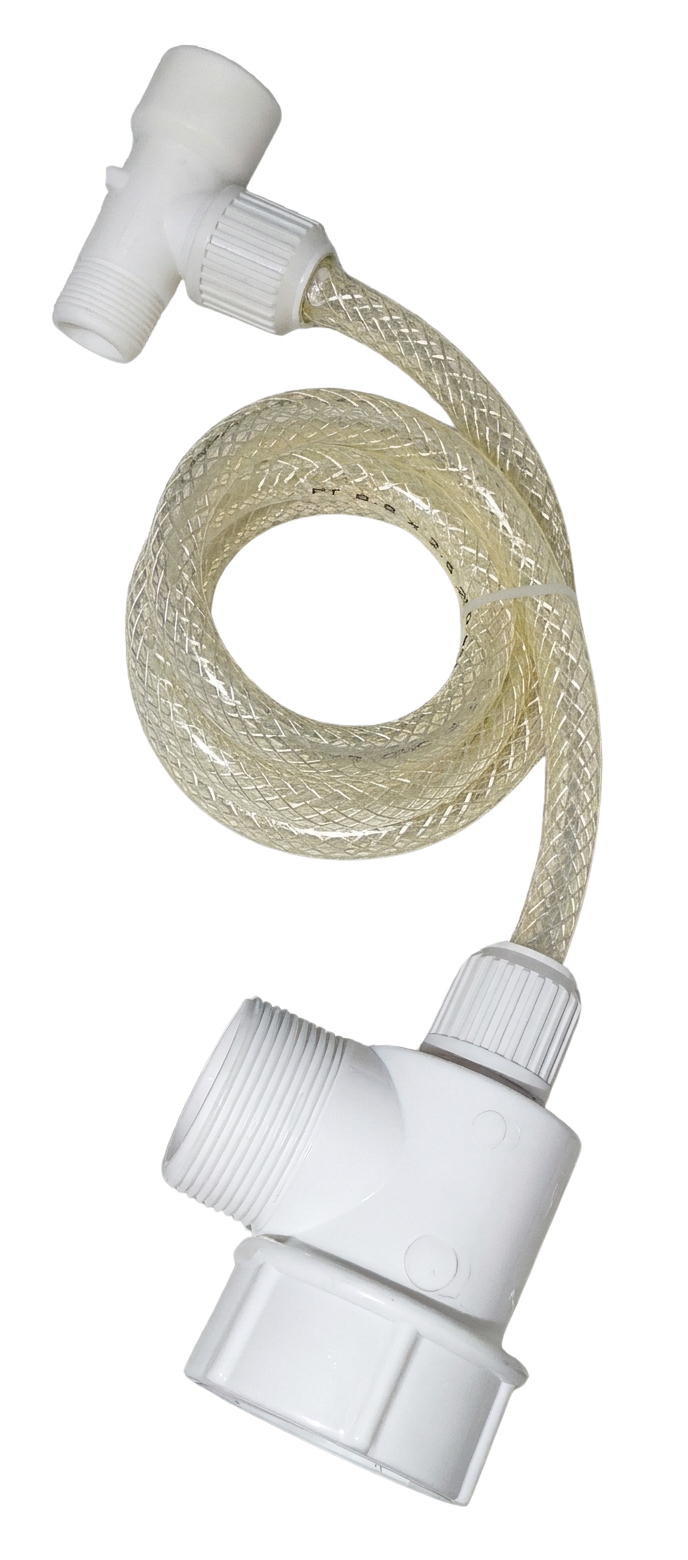 Kit do pressurizador THUCHÃO: tê, condutor flexível de 1,40 m e corpo da válvula